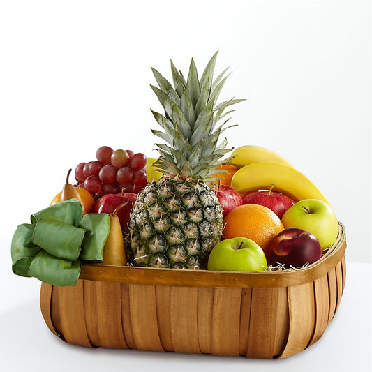 Cesta de frutas de regalo elegante