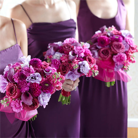 Bouquet de jardin de demoiselle d'honneur