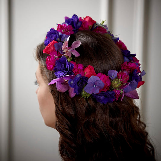 Décor de cheveux de baisers de papillon